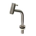 Conjunto Torneira Em Inox Escovado Bica Curta E Engate Inox