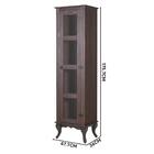 Conjunto Torre E Balcão Rústico Em Madeira Maciça Imbuia