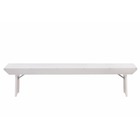 Conjunto Tramontina De Mesa E Bancos Dobráveis Em Madeira Nat