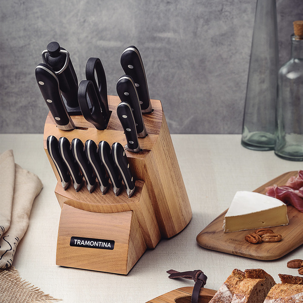 Conjunto Tramontina Design Collection De Facas Inox Prochef - Cepo