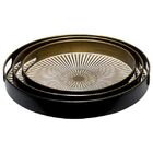 Conjunto Três Bandejas Em Metal 5x38cm