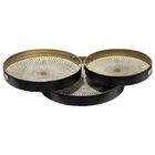 Conjunto Três Bandejas Em Metal 5x38cm