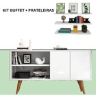 Conjunto Três Nicho Mais Balcão Para Cozinha Planejada Retrô