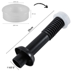 Conjunto Tubo De Ligação Ajustável Para Bacia Sanitária 25cm