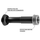 Conjunto Tubo De Ligação Ajustável Para Bacia Sanitária 25cm