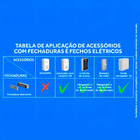 Conjunto Universal Fechadura Eletroimã 150kgf Soprano