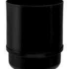 Conjunto Vaso Autoirrigável Alumínio Preto E Branco