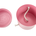 Conjunto Vaso Autoirrigável Alumínio Rosa