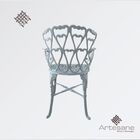 Conjunto Viena (01 Mesa + 04 Poltronas) Alumínio Fundido Jard