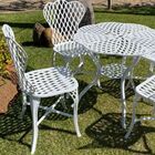 Conjunto Viena Bambu Sem Braços - Branco