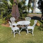 Conjunto Viena Bambu Sem Braços - Branco