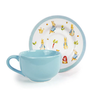 Conjunto Xicara De Chá Com Pires Coelho Da Páscoa Infantil De