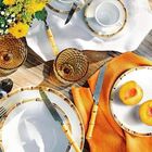 Conjunto Xícaras De Café - Bambu Para 5 Pessoas (10 Peças)