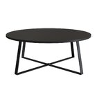 Conjuntos 2 Mesas De Centro Redonda Industrial  Preto