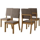 Conjuto 4 Cadeiras Estofadas Milla Henn