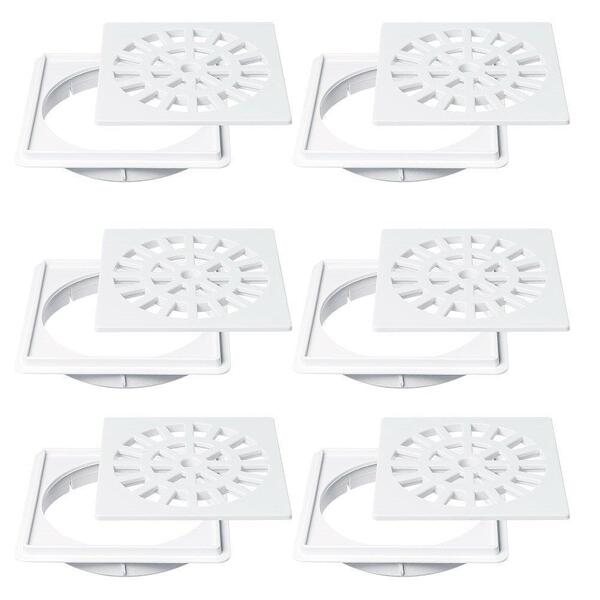 Conjuto Grelha + Porta Grelha Herc Quadrado 100mm Embalagem C