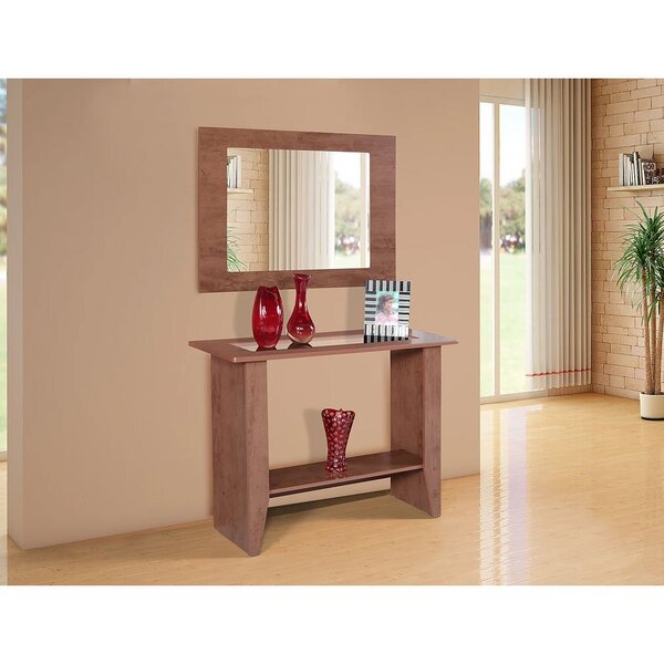 Console Siena Em Mdf Com Vidro Para Decoração São Carlos