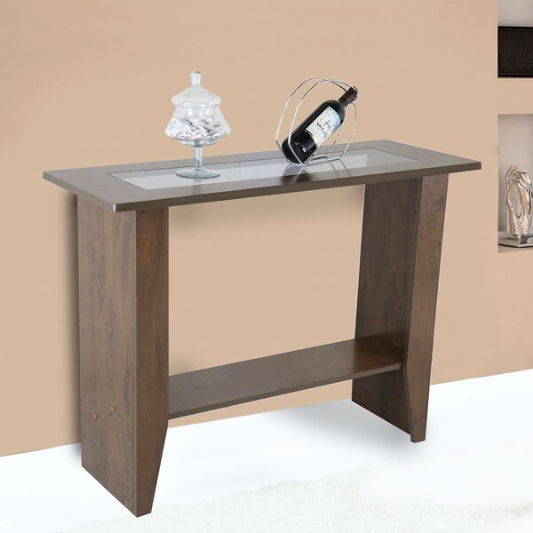 Console Siena Em Mdf Com Vidro Para Decoração São Carlos