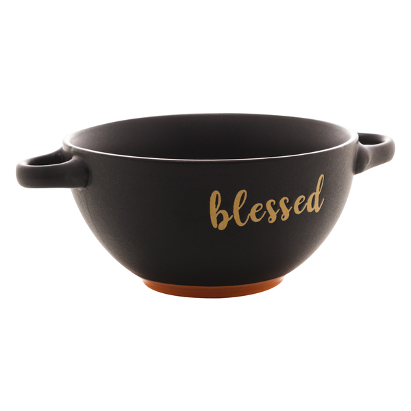 Consume Cerâmica Blessed Preto Matt 16,5x12cm Bon Gourmet