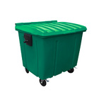 Container Para Lixo Com Rodas 1000 Litros - Verde