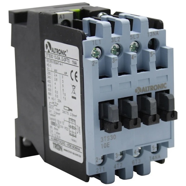 Contator De Potência 3ts30 10 9a 1na Comando Em 24vca
