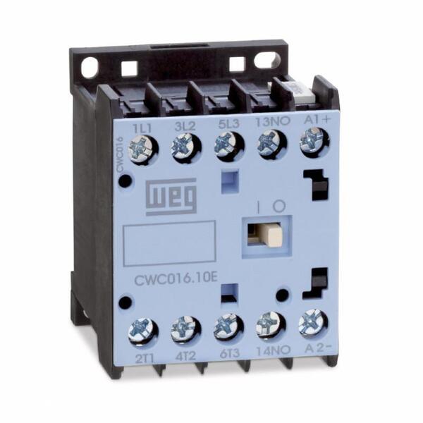 Contator Mini Tripolar 16a 24v 1na Cwc016-10-30 C036 Weg