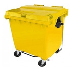 Contêiner Contentor Lixeira Plástico 1000 Litros C/ Pedal Ver