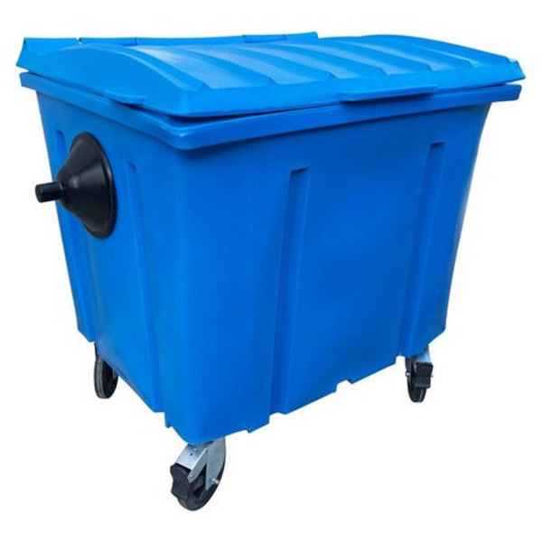 Contêiner Contentor Lixeira Plástico 1000 Litros Promoção