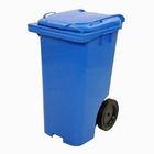 Conteiner Plastico 240 Litros Cinza