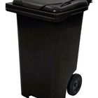 Contentor Plástico 120l Com Tampa C120p Lixeira Gari Jsn