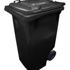 Contentor Plástico 120l Com Tampa C120p Lixeira Gari Jsn