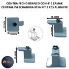 Contra Fecho Branco Con-410 Zamak Central P/fechadura 815a Ki