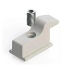 Contra Fecho Con-370 Nylon Branco Janela E Porta Kit 5 Pcs