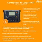 Controlador De Carga 10a 12v/24v Pwm Sun21 - Ccs-p1024