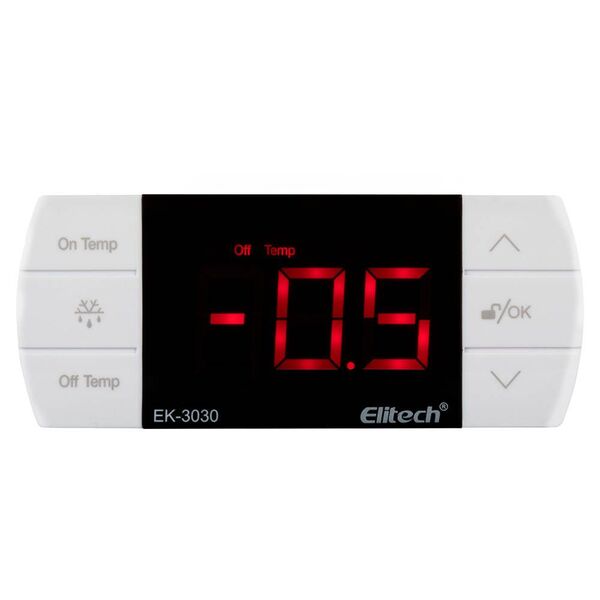 Controlador Temperatura 2 Sensores Controle Refri Elitech