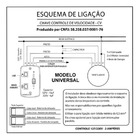 Controle Chave De Velocidade Deslizante Bivolt Com 2 Teclas