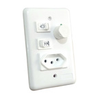 Controle de Luz e Ventilador com Tomada Maximus