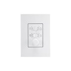 Controle De Ventilador Margirius Sleek Com Dimmer Com Placa 4