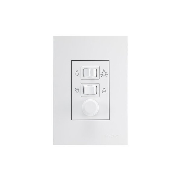 Controle De Ventilador Margirius Sleek Com Dimmer Com Placa 4