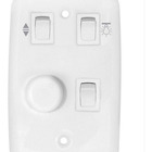 Controle Para Ventilador Teto 4x2 Rotativo Bivolt 2 Lampadas