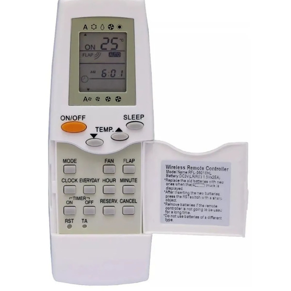 Controle Remoto Ar Springer Carrier  Ktkl001 Compatível