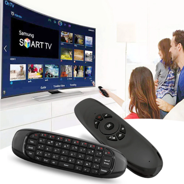 Controle Remoto Com Mini Teclado Universal Para Smart Tv