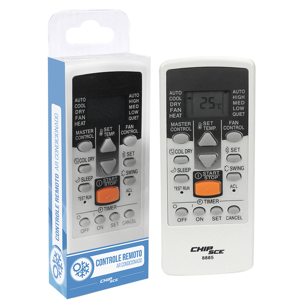 Controle Remoto Compatível P/ Modelo Ar-je4 - Em Split