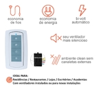Controle Remoto P/ Ventilador E Luminária De Teto - Capacitiv