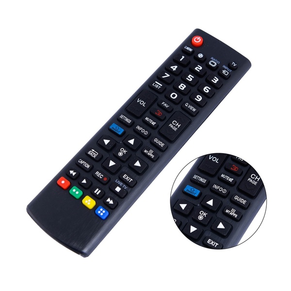 Controle Remoto Para Smart Tv 3d Akb73975709 Le-7027 / Fbg-70