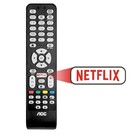 Controle Remoto Para Tv Led Aoc Com Função Netflix
