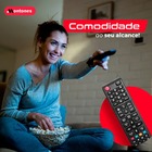 Controle Remoto Para Tv Samsung Smart Hub + 2 Pilhas