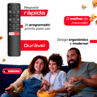 Controle Remoto Para Tv Tcl Semp Smart Globoplay Netflix + 2