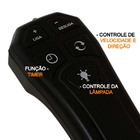 Controle Remoto para Ventilador de Teto e Parede Instalação S