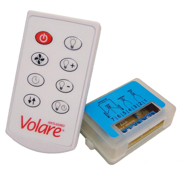 Controle Remoto Para Ventilador De Teto Volare 127v Volare Br